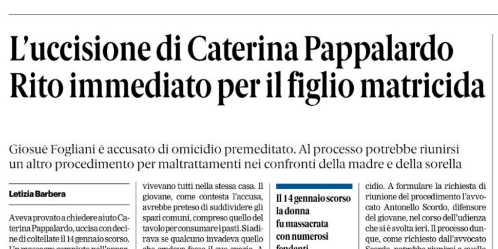 Press review 16-09-2025 Messina edition