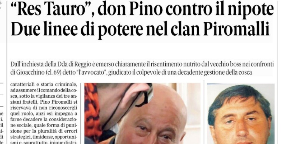 Press review 29-09-2025 Calabria Editions