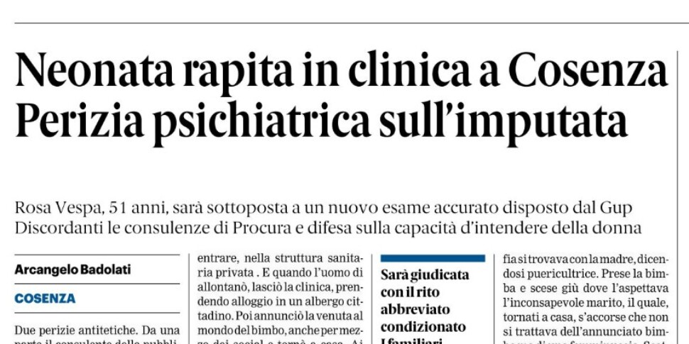 Press review 30-09-2025 Calabria Editions