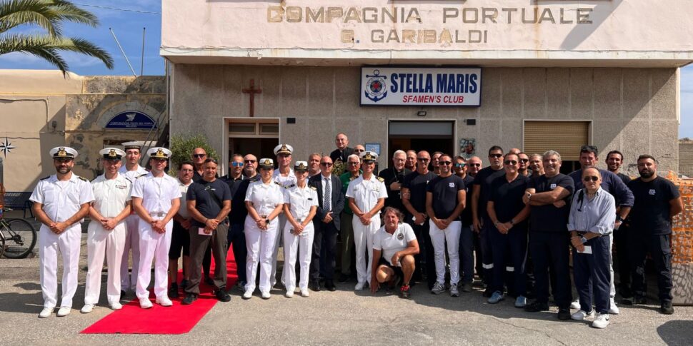 The Archbishop of Messina visits the Port Authority - Coast Guard of Milazzo