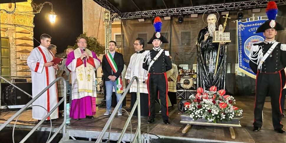 Today in Corigliano Rossano solemn religious celebrations in honor of San Nilo chaired by the Bishop