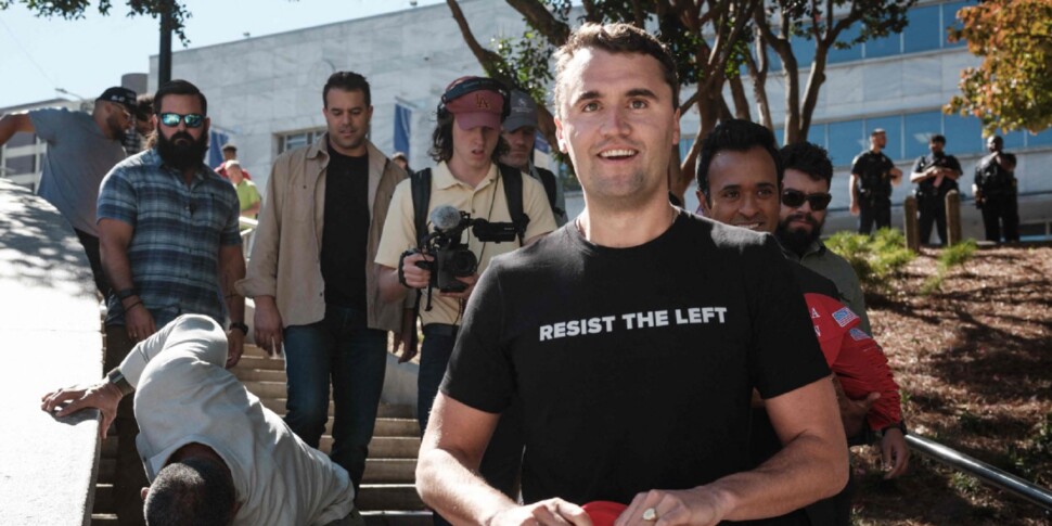 You shoot in a Utah University, the right activist Charlie Kirk died