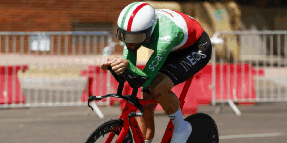 European cycling, Ganna d'Argento. In the chrono eventpoel it is too strong