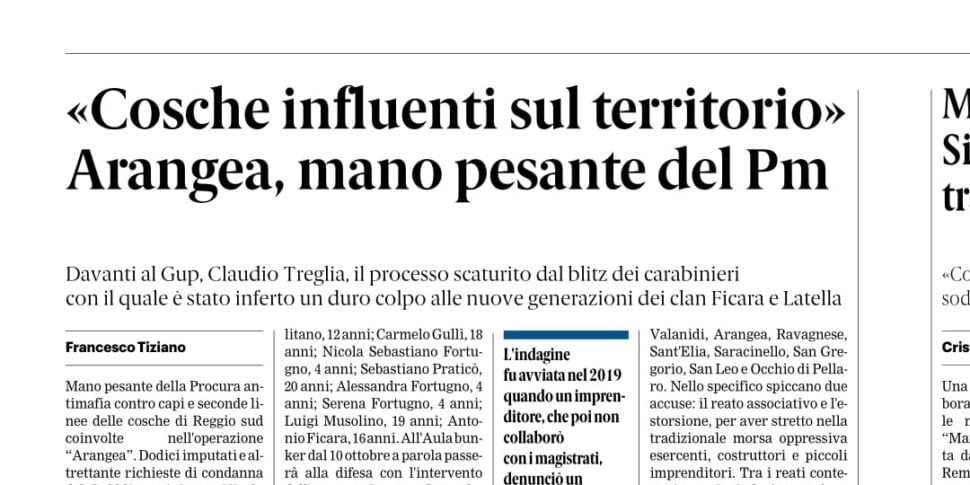 Press review 04-10-2025 Calabria Editions
