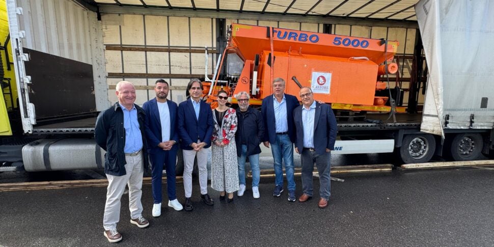 Reggio Calabria, the new "stage" of Castore is ready: a new machinery intended for road maintenance