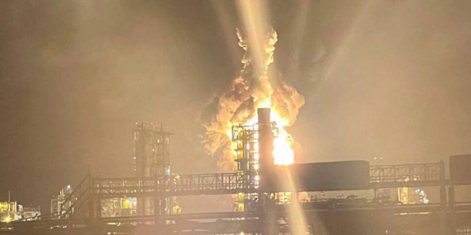 Ukrainian drones affect a large refinery in Kirrisci, in the Russian region of Leningrado