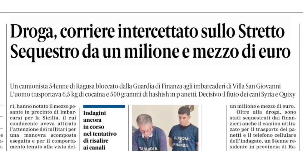 Press review 06-11-2025 Calabria editions