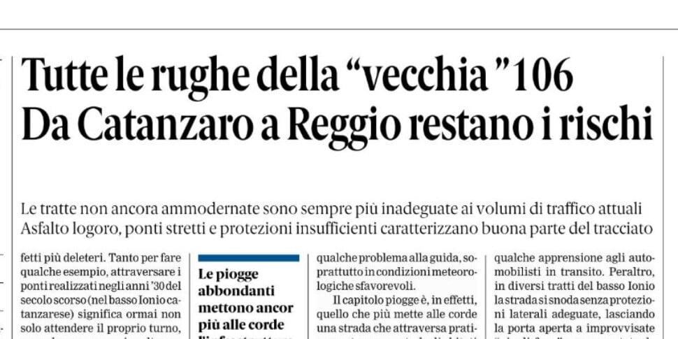 Press review 24-11-2025 Calabria editions