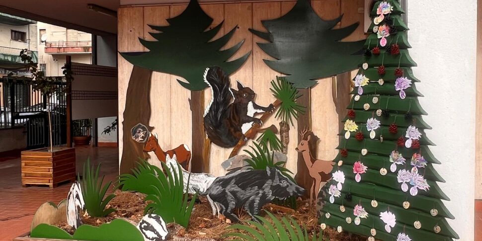 The Biodiversity Tree set up in Cosenza