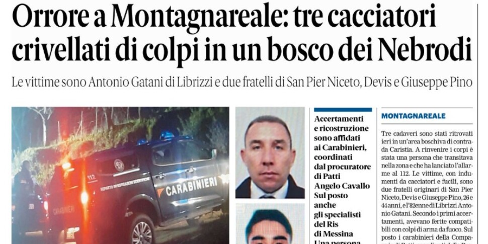 Press review 01-29-2026 Messina edition