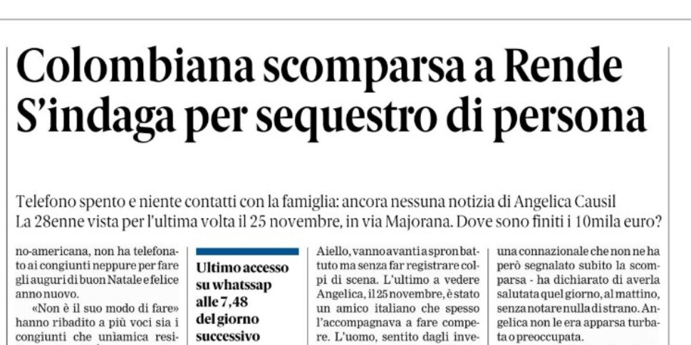 Press review 05-01-2026 Calabria editions