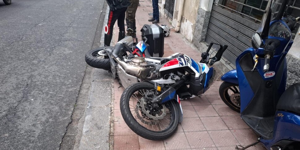 Scaletta Zanclea, collision between motorbike and motorbike on the SS114: centaur transported to the Polyclinic