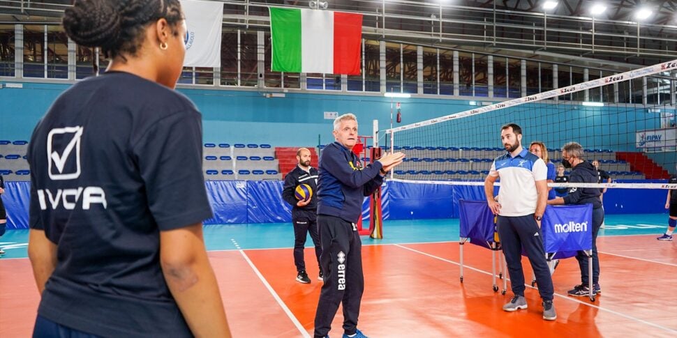 Volleyball, women's Regional Day at the new Lamezia arena with Marco Mencarelli