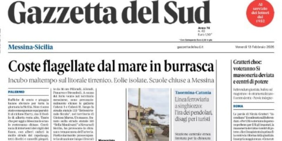 Press review 13-02-2026 Messina edition
