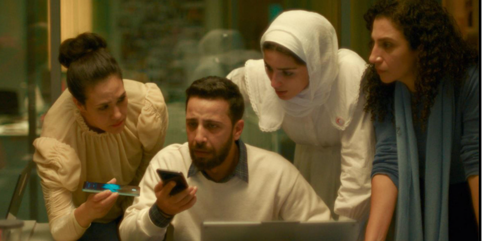 No Palestinian actors at the armored Oscars. All ready for tonight. Even the protests