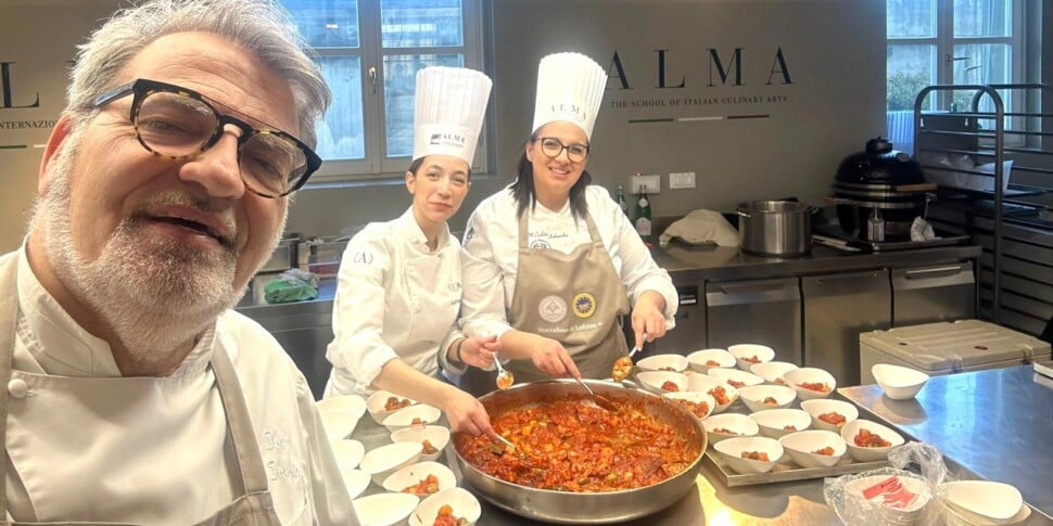 From Messina to ALMA: chef Carlotta Andreacchio enchants Colorno with greedy stockfish