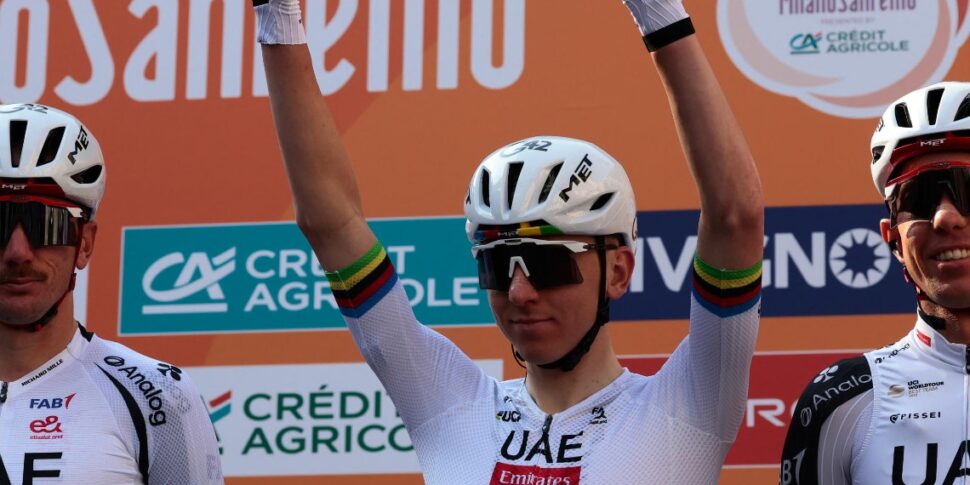 Cycling, the "Martian" Tadej Pogacar makes history: Milan-Sanremo also won