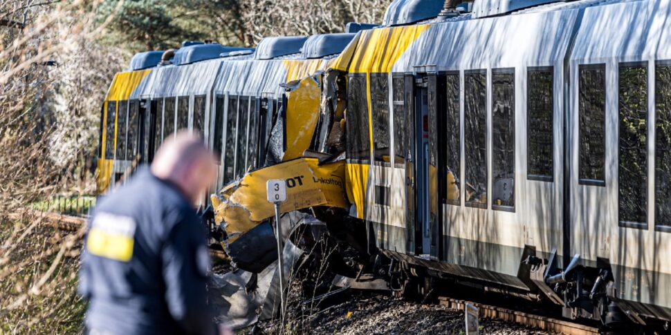 Collision between trains in Denmark, 17 injured: 5 are serious