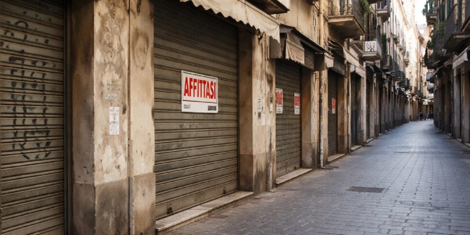 Commercial desertification, 86 thousand fewer shops: Messina and Reggio Calabria among the cities that hold up