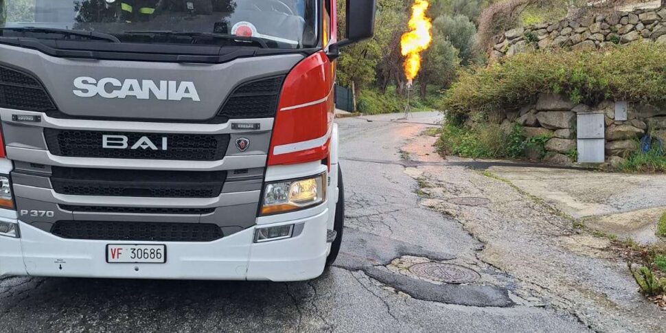 LPG leak in Zambrone, fire brigade intervention: area closed for safety