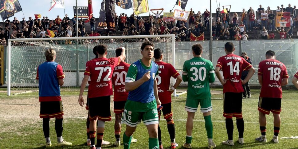 Messina saved themselves in Lamezia thanks to a penalty from Roseti: but now two victories are needed