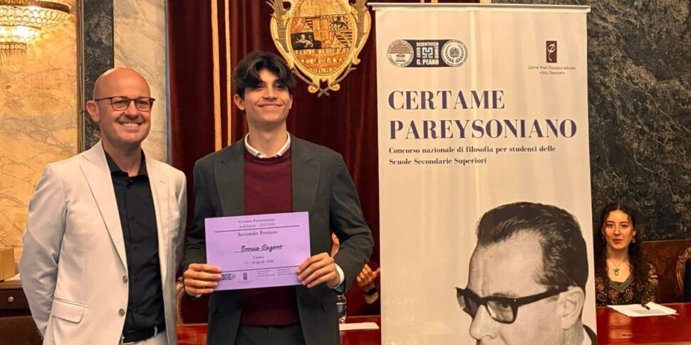 Messina, the Liceo Maurolico on the podium at the IV Edition of the Certame Pareysoniano PHOTO