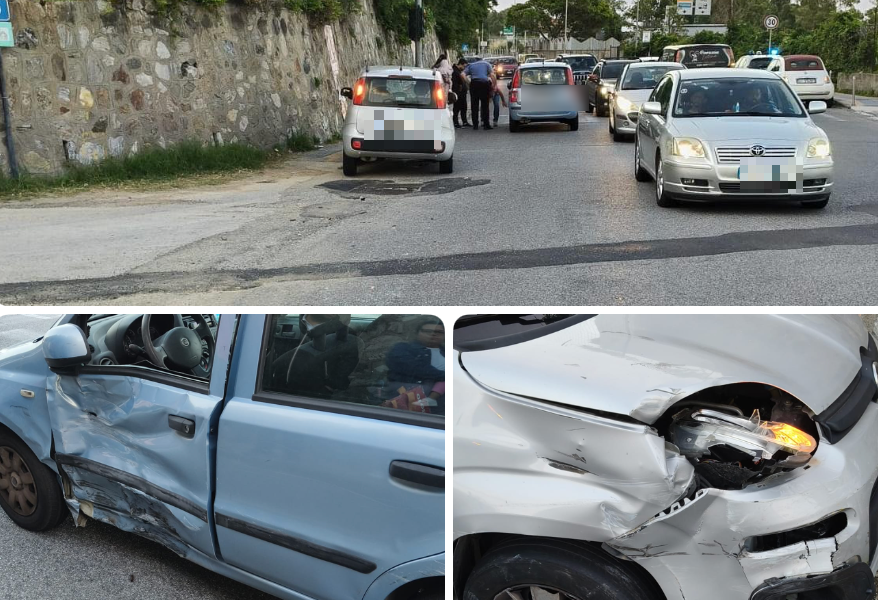 Accident on State Road 114 in Mili San Marco, three injured in the collision between two Pandas