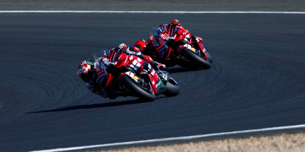 French Moto GP, Martin wins the Sprint. Bagnaia in second place