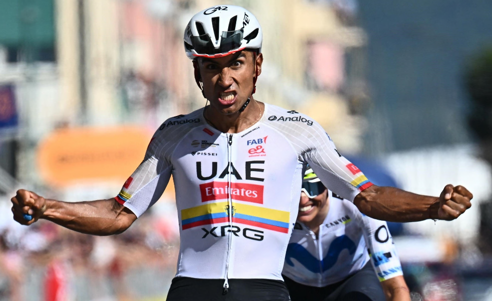 Giro d'Italia: Narvaez beats Mas in the sprint, wins the 11th stage and makes it three