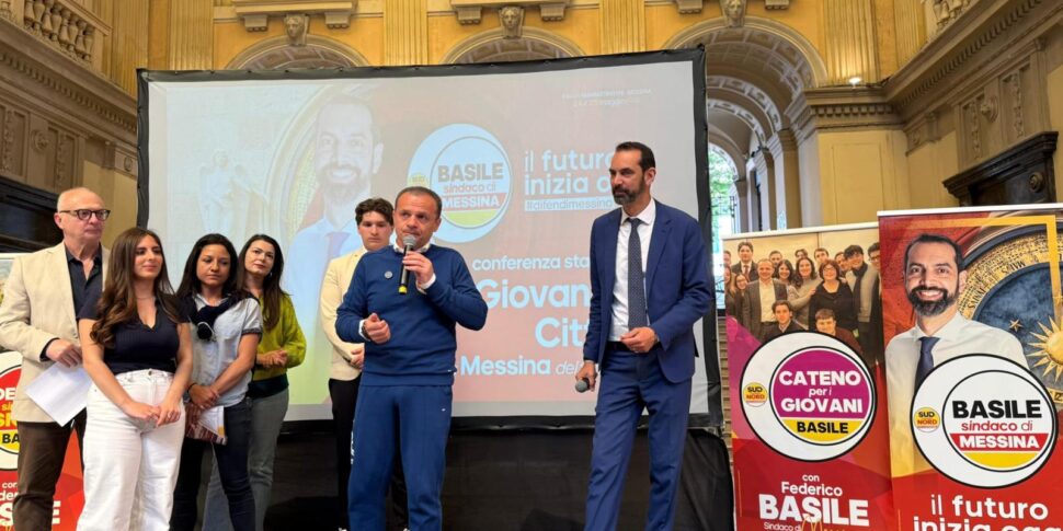 Messina, Federico Basile presents the "Youth and city" plan: "Opportunities, work and attractiveness for the Messina of the future"