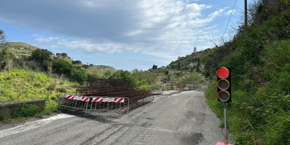 Messina, provincial road 45 “Quattro Masse”: section reopened without limitations, work continues at km 10+700