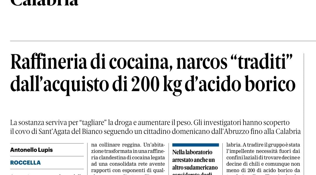 Press review 05/29/2026 Calabria editions
