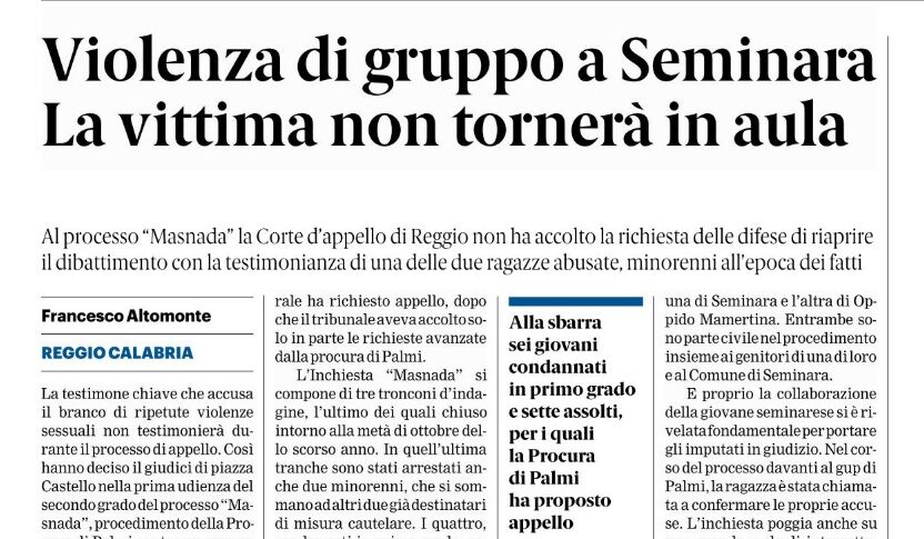 Press review 07-05-2026 Calabria editions