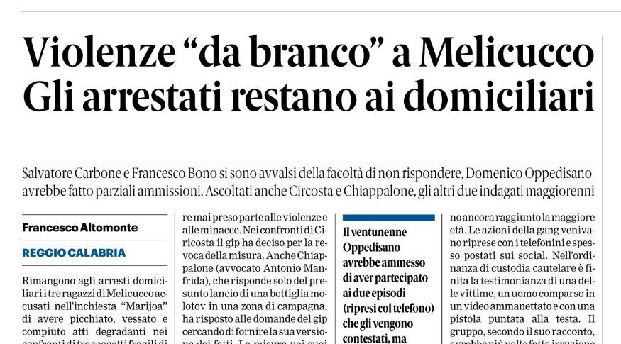 Press review 08-05-2026 Calabria edition