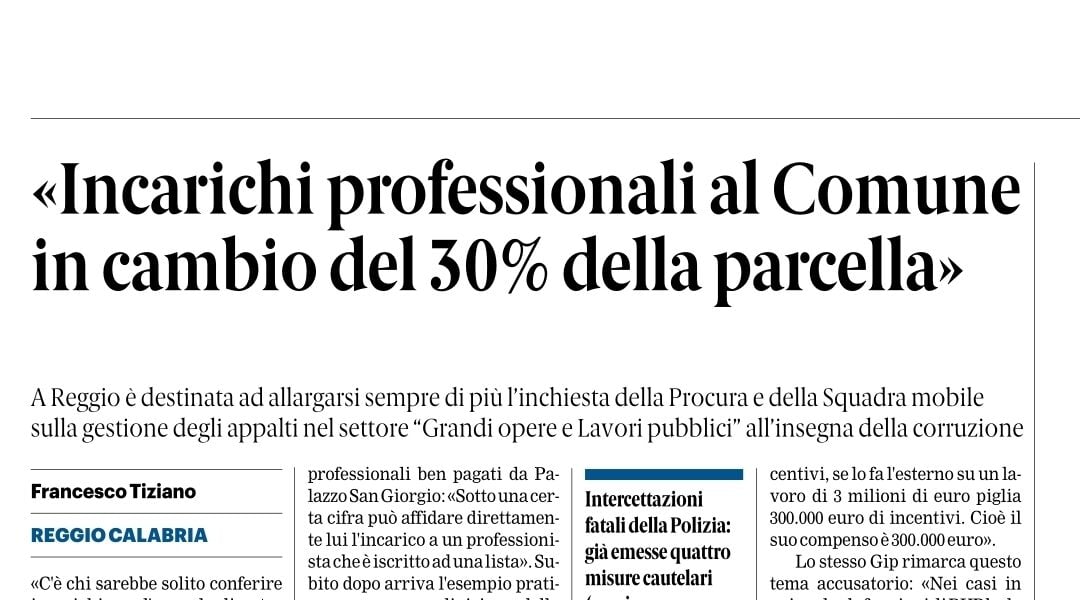 Press review 23-05-2026 Calabria editions