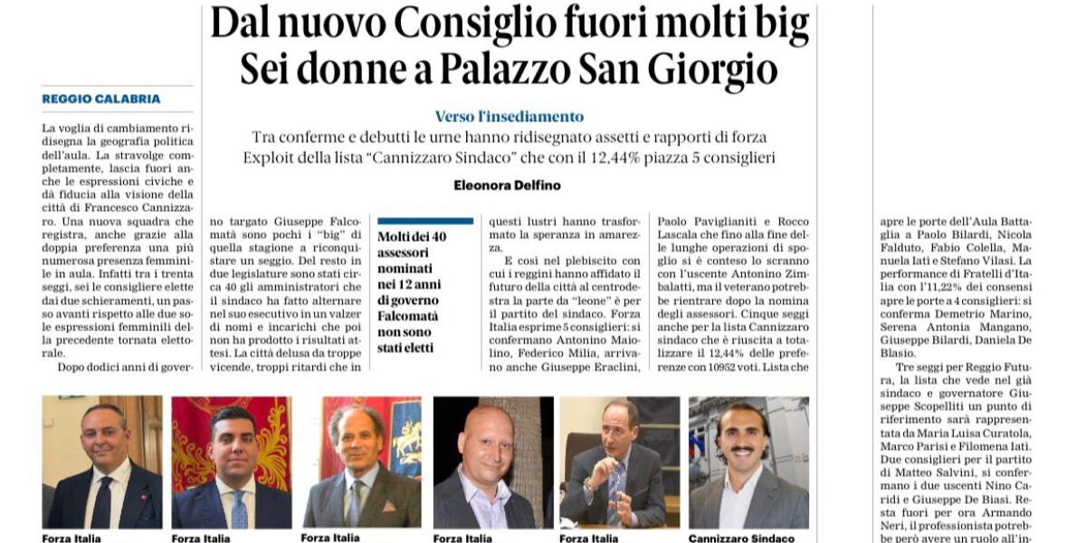 Press review 27-05-2026 Calabria editions