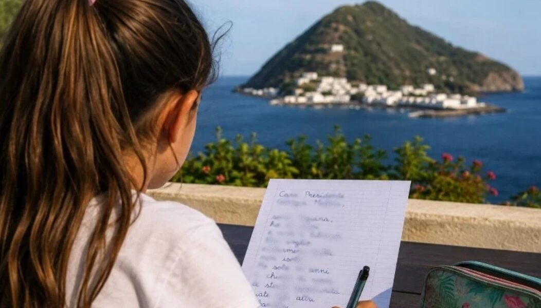 “School is not a luxury”. Little Tiziana's letter to Prime Minister Meloni: "I want to continue studying in Filicudi"
