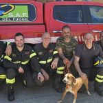 Slips off a cliff to save the dog: man and animal recovered by the firefighters in Domanico
