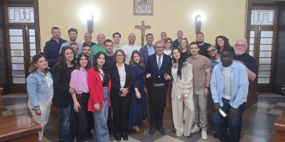 TEDx Vibo Valentia: the meeting in the town hall with the guests of the event