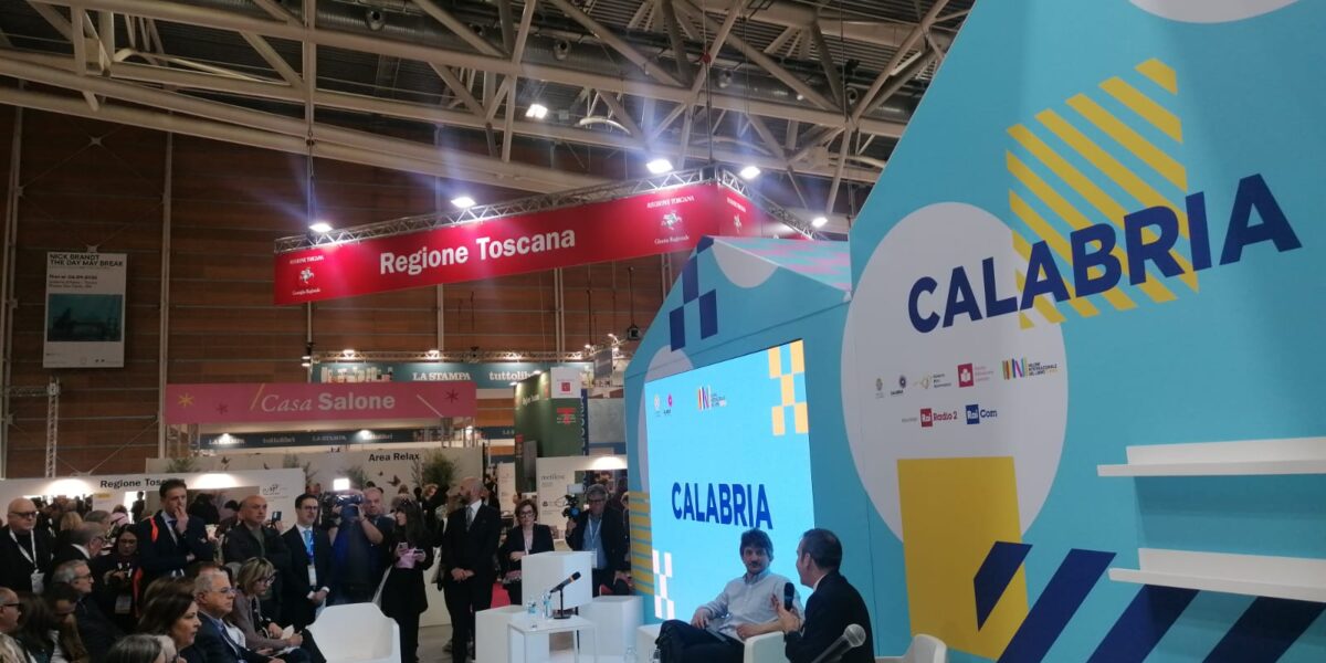 The Calabria Region at the Turin Book Fair: second and third day with Brunori, Grande, writers and library systems PHOTO