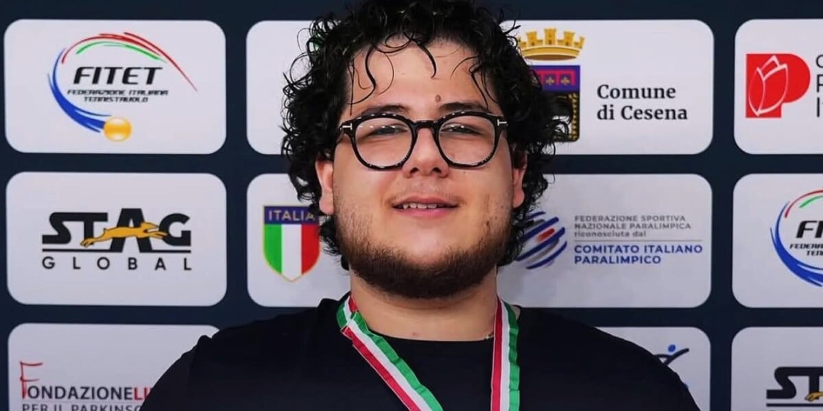 The Calabrian Graziano Chimenti wins two Italian titles in Paralympic table tennis