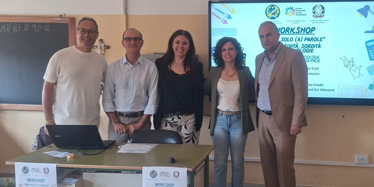 Inclusion, deafness and technology: Ens workshop with the students of the Ic Mater Domini-Manzoni of Catanzaro