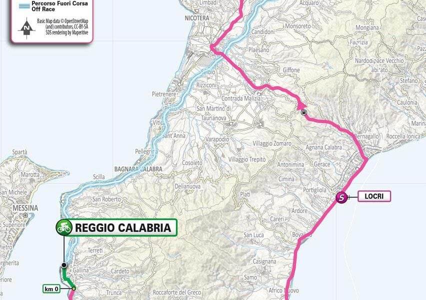 Giro d'Italia Next Gen, great excitement in Reggio Calabria. A road that opens to the future