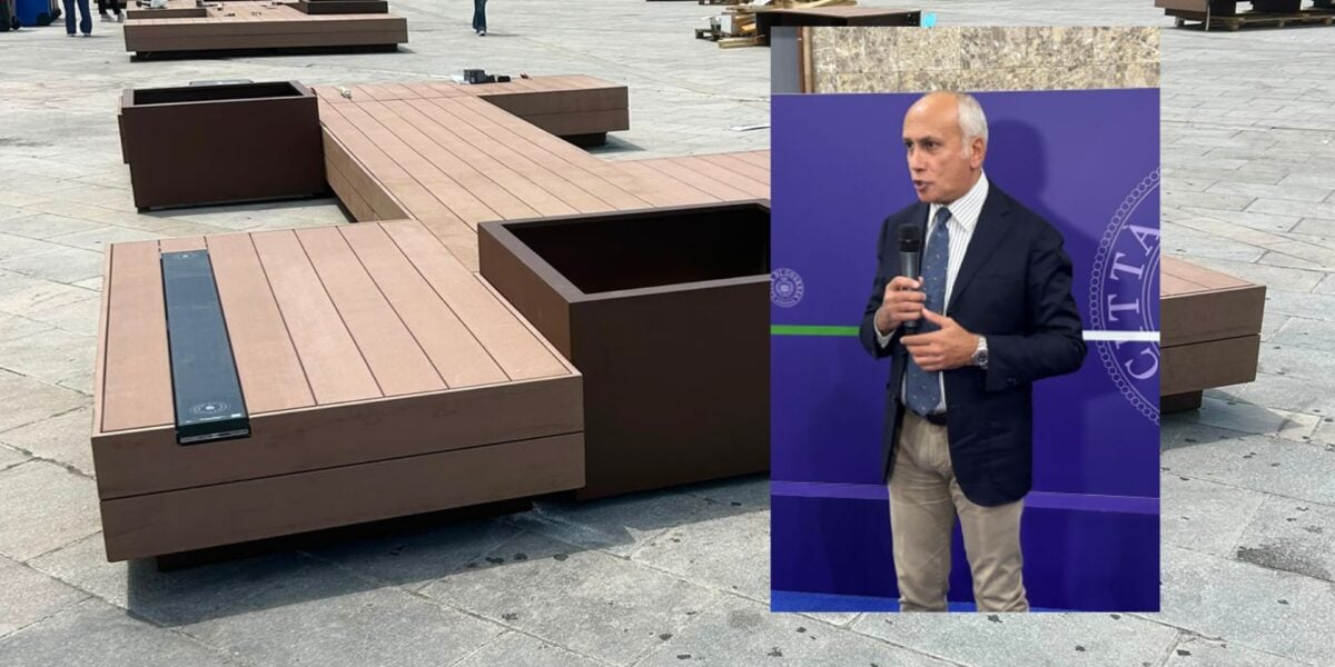 Urban decoration in Cosenza, new video surveillance arrives. Franz Caruso: «The city has changed radically»