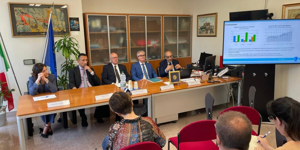 Calabria's GDP is above the national average. The South is growing more than the North for the fourth consecutive year