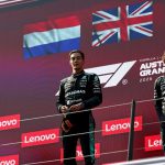 Austrian Grand Prix, Russell triumphs. Verstappen and Antonelli on the podium, Hamilton's Ferrari only fifth