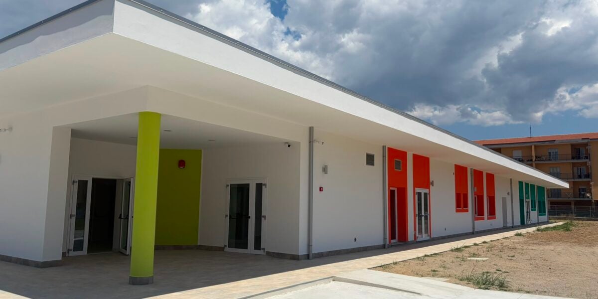 Catanzaro, construction work on the first public kindergarten in the Lido district has been completed