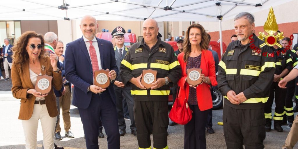 Cosenza Fire Brigade: the first stone of the new headquarters of the Provincial Command laid PHOTO