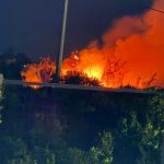 Fiery inferno in the Corigliano Rossano slum: cylinder explodes, leaving a laborer seriously ill