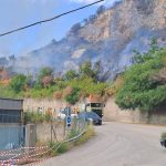 Fire in Gioiosa Marea, seven hectares of land destroyed. Canadair and helicopters in action